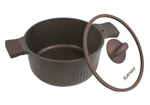 Кастрюля KUKMARA АП Stella (mokko) 5,2л со стеклянной крышкой. арт. ксм52а