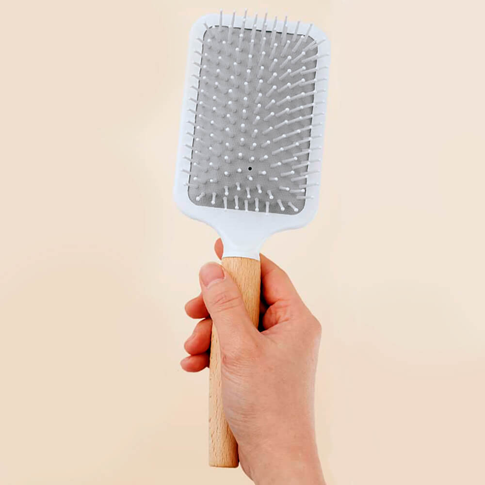 Деревянная антистатическая расчёска для волос Masil Wooden Paddle Brush