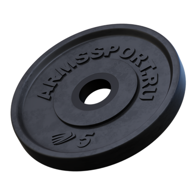 Диск Олимпийский ARMSsport 5 кг Barbell ЕВРО-КЛАССИК