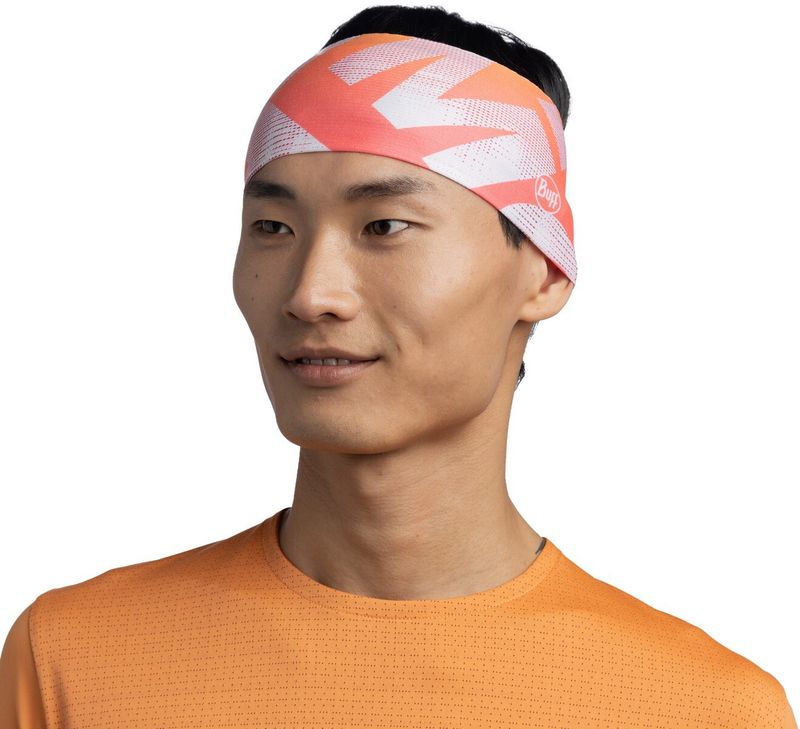Широкая спортивная повязка на голову Buff Coolnet UV+ Wide Ahin Multi Фото 3