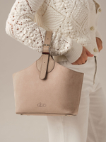 Замшевая сумка DBR Provence 31398 ваниль