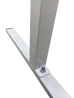 Балетный станок, регулируемый, 1 ряд, Без покр-белые, 1 м