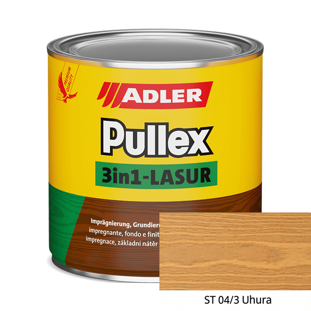 Pullex 3in1-Lasur — пропитка, грунтовка, финиш | Adler (Австрия)