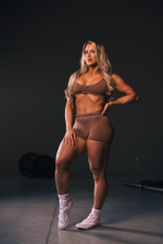 Топ Medium-Support Sports Bra TOTALLY SEAMLESS 305 Коричневый