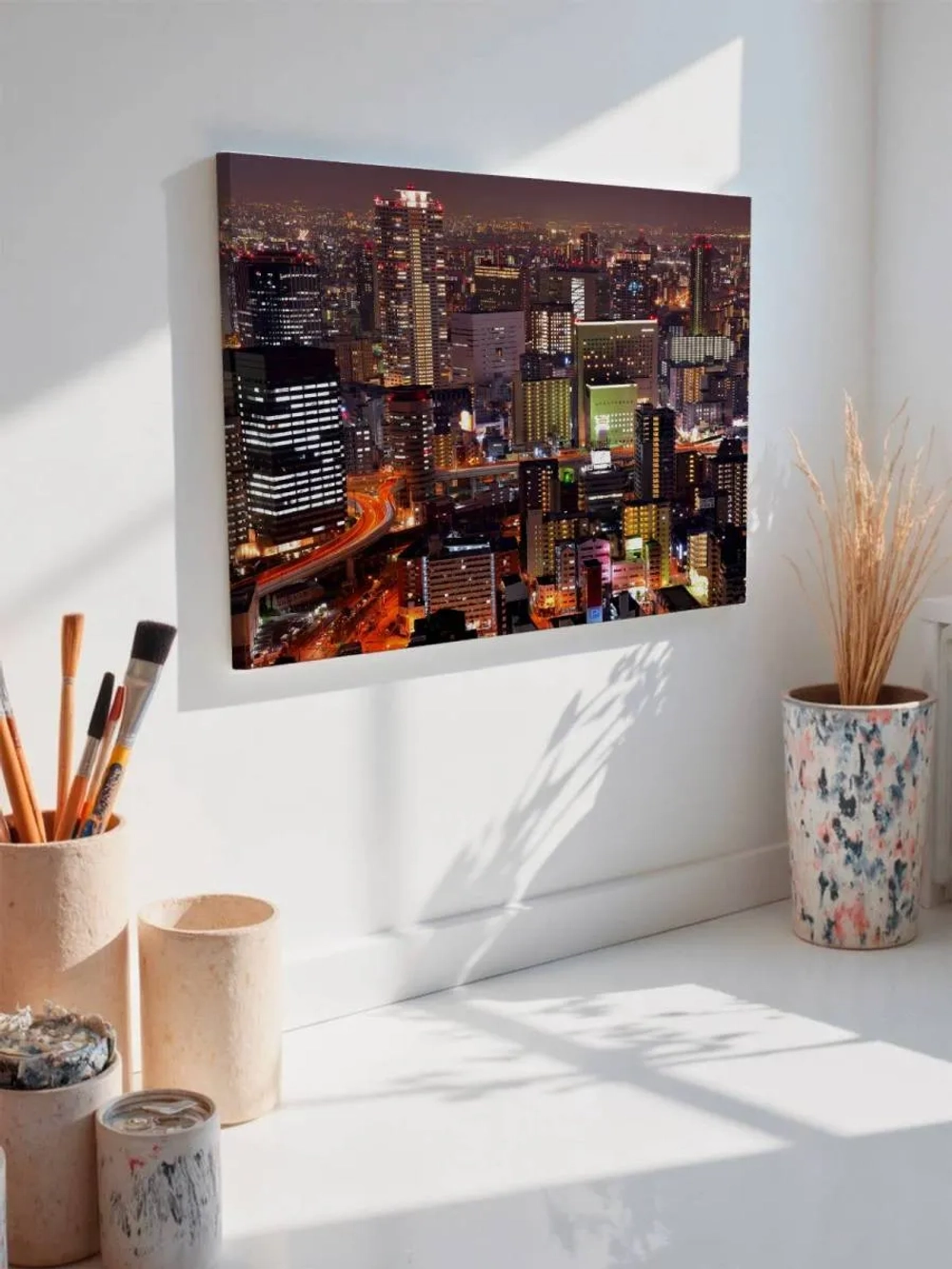 Картина на стену 40 X 50 Ночной город