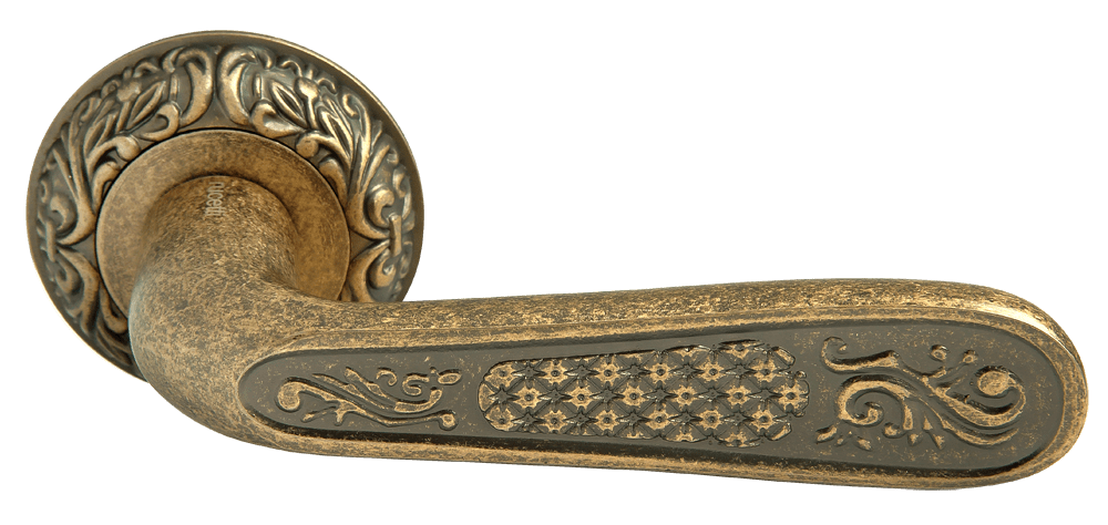 Дверные ручки Rucetti RAP-CLASSIC 1 OMB Цвет - Старая античная бронза