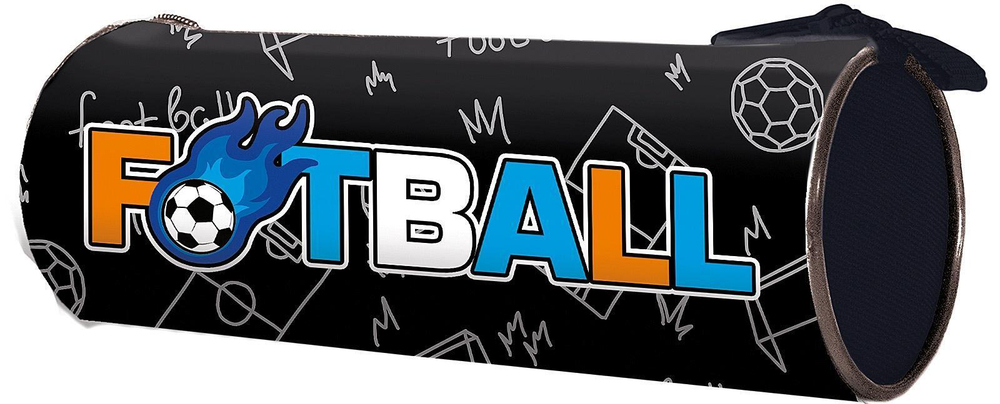 Пенал-тубус на молнии большой печать на ткани 195*85 "Football 2025" (Пчёлка)