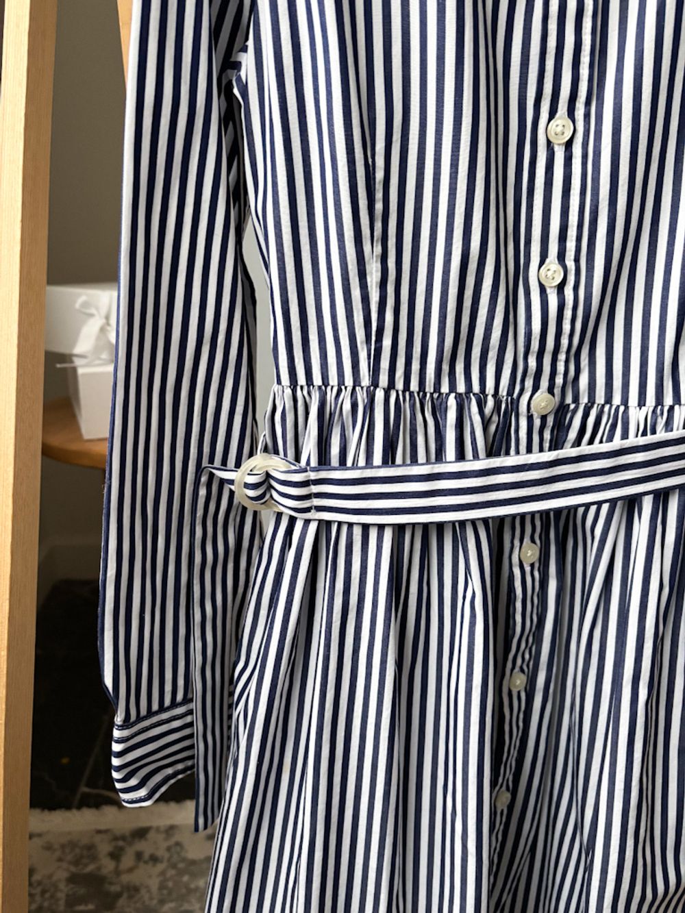 Хлопковое платье-рубашка Polo Ralph Lauren, 140