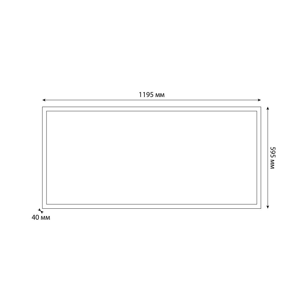 ULP-60120 60W-5000К-LL IP40 PREMIUM OPAL WHITE Светильник светодиодный потолочный. Белый равномерный свет 5000K. 7700Лм. Корпус белый. В комплекте с и-п. ТМ Uniel
