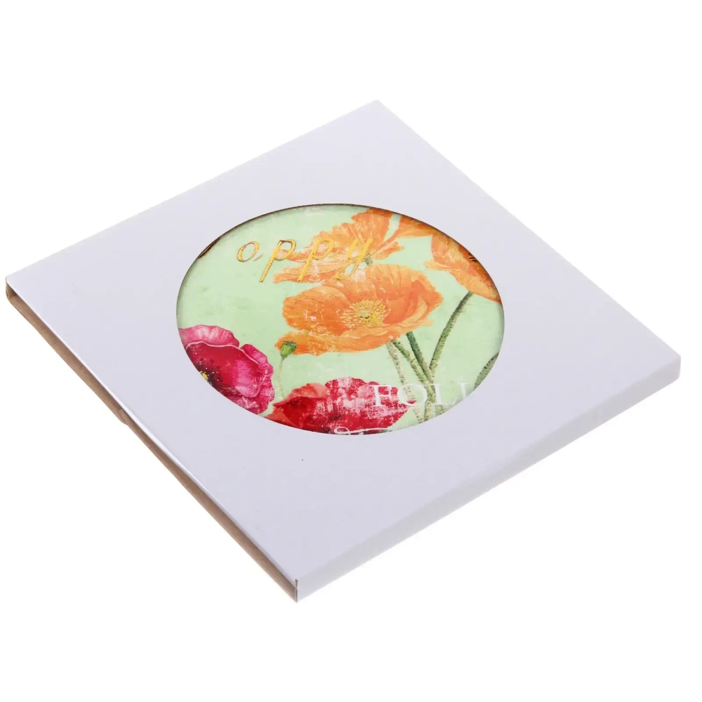 Подставка керамическая 20 см «Маки»