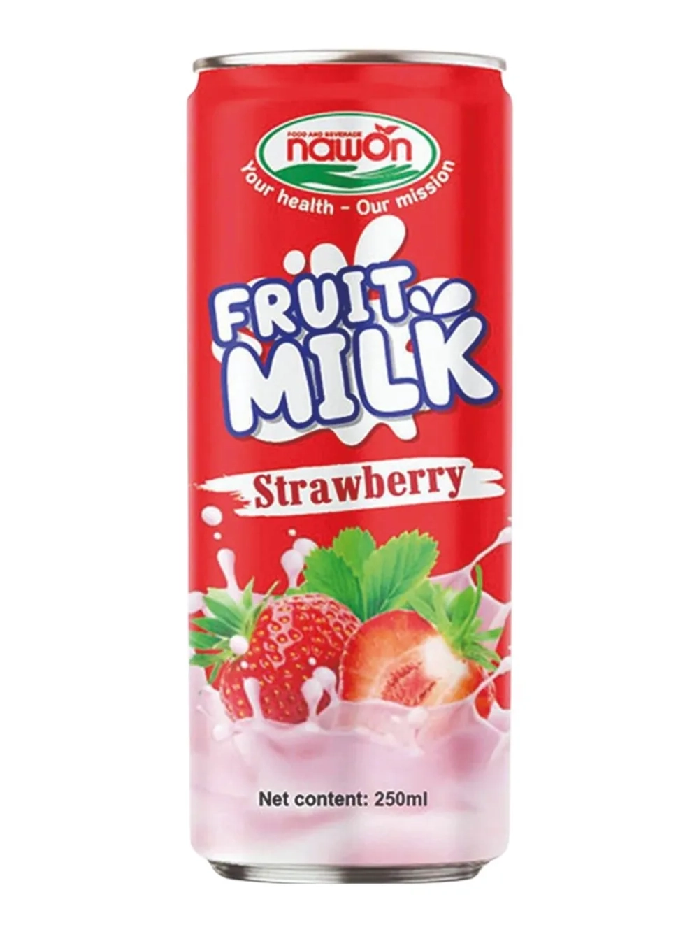 Молочный напиток с натуральным соком Клубники 250 мл * 6 шт