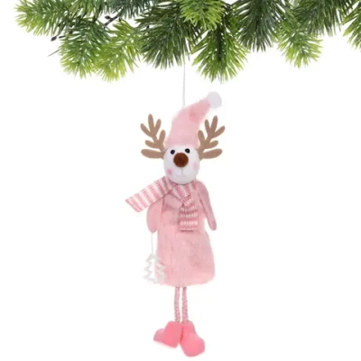 Подвеска «Олененок - Милые ботиночки» 27 см, Розовый