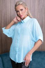 Блузка "Амега" (небо) Elza (Акция)