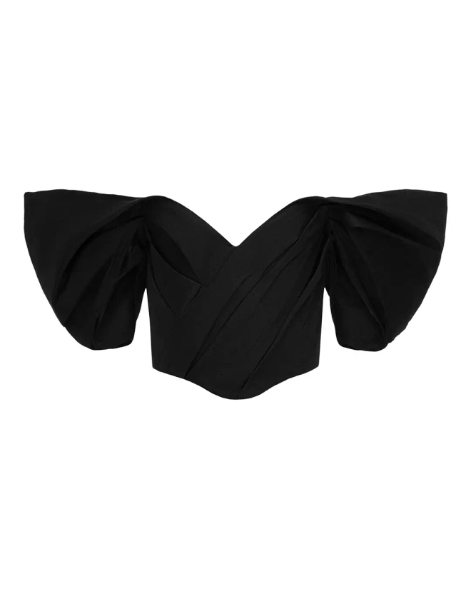 Корсет из дикого шелка