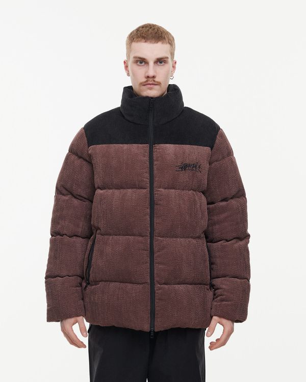 Пуховик AW24 Downjacket Velvet Combo Brown - фото 6