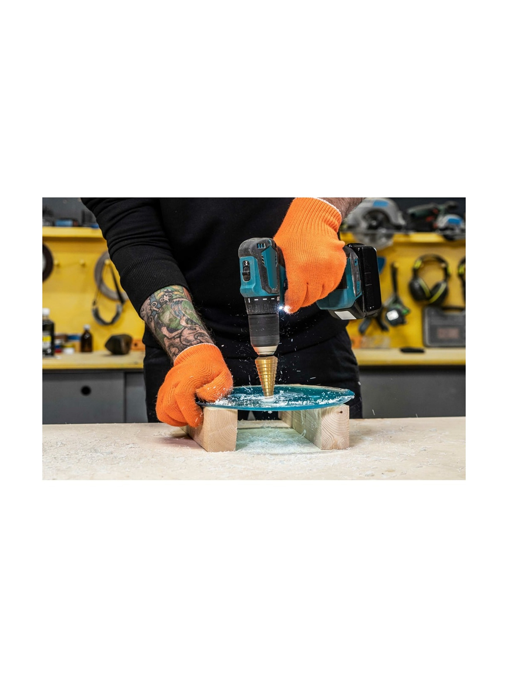 Сверло ступенчатое 4-32 мм, HSS-TIN Gigant GT-158