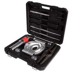 МАСТАК (104-19712) Съемник подшипников гидравлический, 12 т, 20-200 мм, сегментного типа, с совмещенным насосом