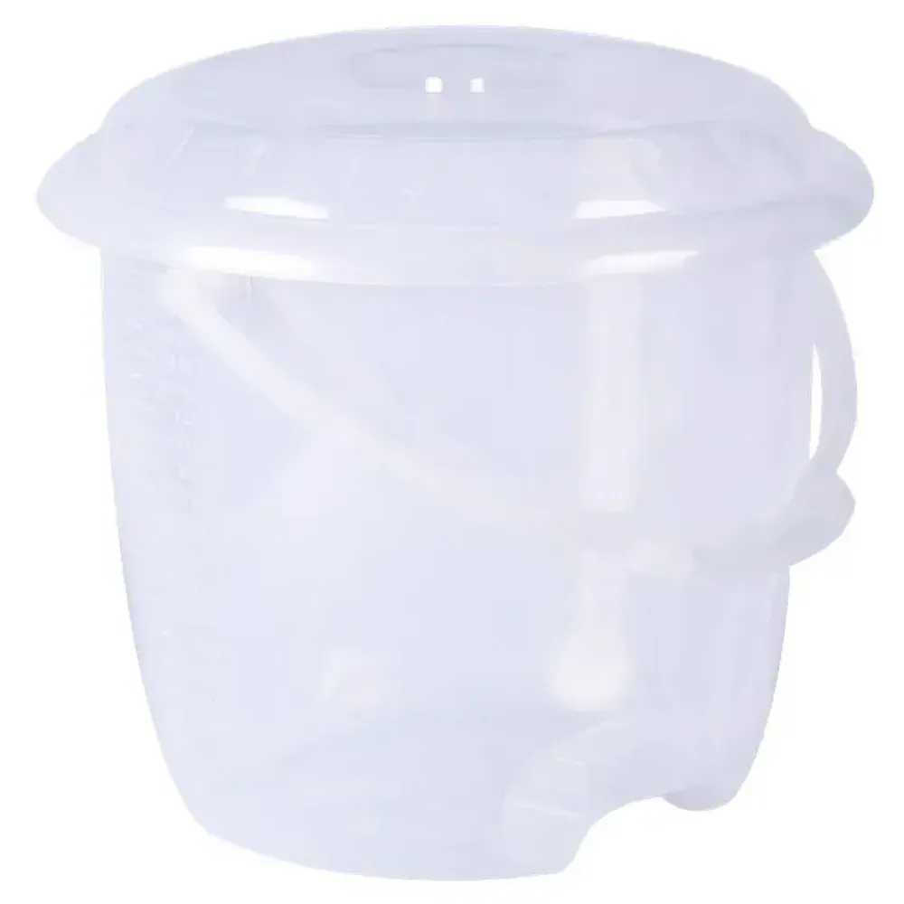 Ведро Дельфин 10л с крышкой Прозрачно-зелёный Ведро Дельфин 10л с крышкой Прозрачно-зелёный