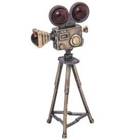 AM-4087 Фигурка «Кинокамера» (латунь, янтарь)
