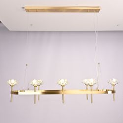 Подвесная Люстра Lotos Long 8 By Imperiumloft