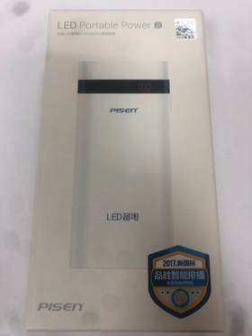Внешний Аккумулятор (Power Bank) Pisen TS-D213 10000 mAh (5,0V - 2A, LCD) Белый