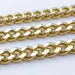 Цепочка, цвет золото, размер звена 10*7,5 мм, цена за отрезок 24-26 см