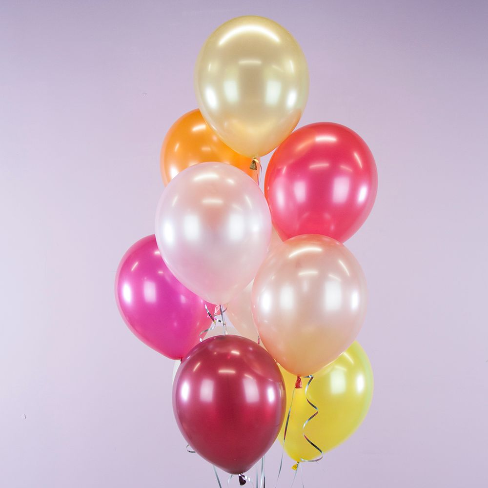 Шар (12''/30 см) Бургундия (M61/418), металлик, 100 шт.