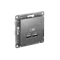 Розетка USB AtlasDesign тип A+A 5В 1х2.1А 2х1.05А механизм сталь SE ATN000933