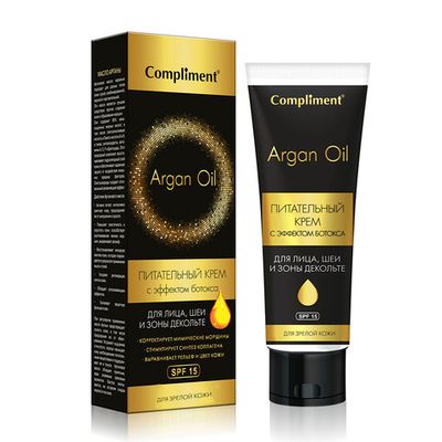 Compliment Argan Oil ПИТАТЕЛЬНЫЙ КРЕМ С ЭФФЕКТОМ  БОТОКСА