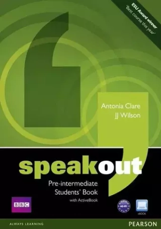 Speakout Pre-Intermediate Students book and DVD/Active Book Multi Rom Pack