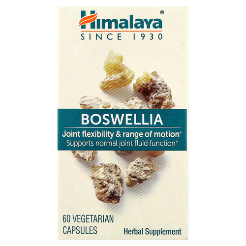 Himalaya, Boswellia, 60 вегетарианских капсул (125 мг на капсулу)