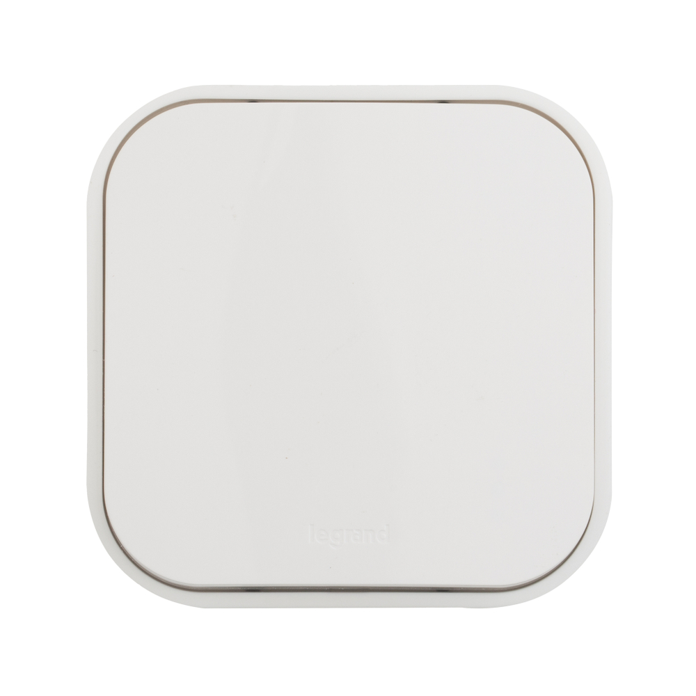 Выключатель 1-клавишный IP20 10А 250В белый Quteo Legrand