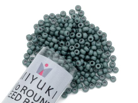 Бисер Round 11/0, Miyuki, серо-синий
