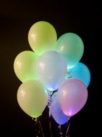 Подсветка в шар Разноцветная (мигающая), 10 шт.