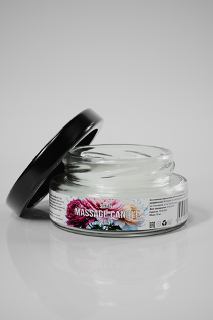 SGAN массажная свеча "Цветущего пиона", 50 мл.