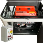 A-iPower A8000EAX бензиновый генератор в кожухе 1200 RAL 7035 с блоком АВР 400В/25А (8 pin) New УТ-11182371/29109