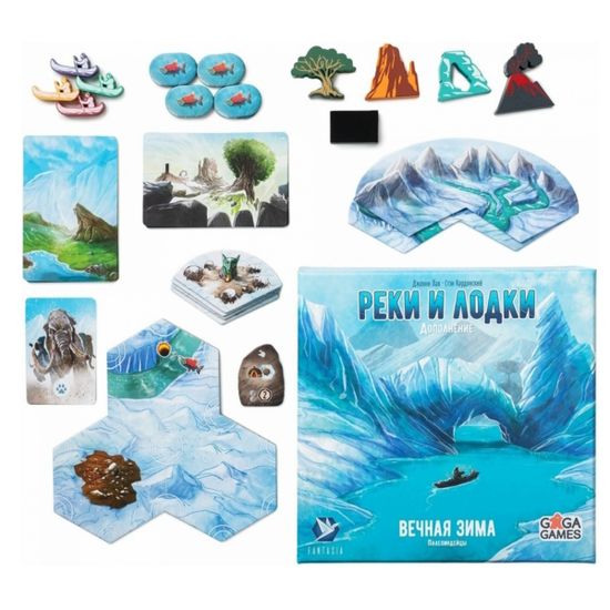 Настольная игра Вечная зима. Реки и лодки Дополнение