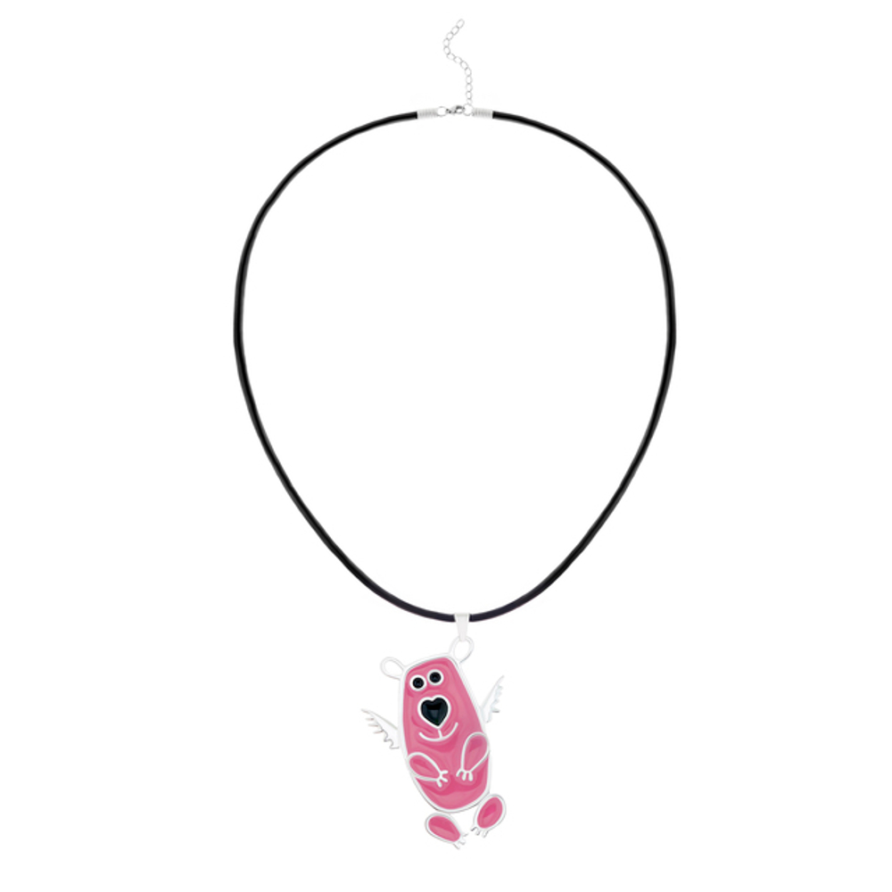 "Радара" подвеска в родиевом покрытии из коллекции "Игрушки" от Jenavi с замком карабин