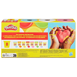 Play-Doh Ciastolin Rainbow Colours 8-PAK Многоразовые тюбики G0691