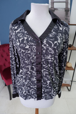 Блузка "Панинтер" с принтом 52 размер