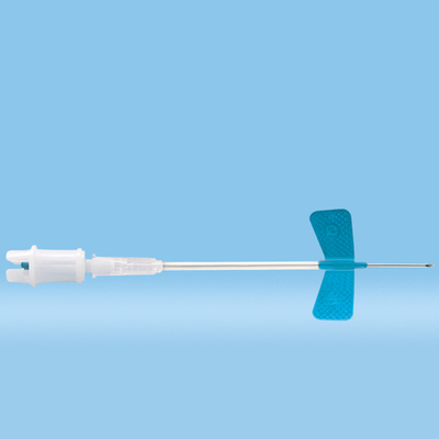 Игла-бабочка 23G*3/4" (0,6х19/80мм), голубая, с адапт. д/Моноветта,85.1640.005,Sarstedt, 120 шт/уп