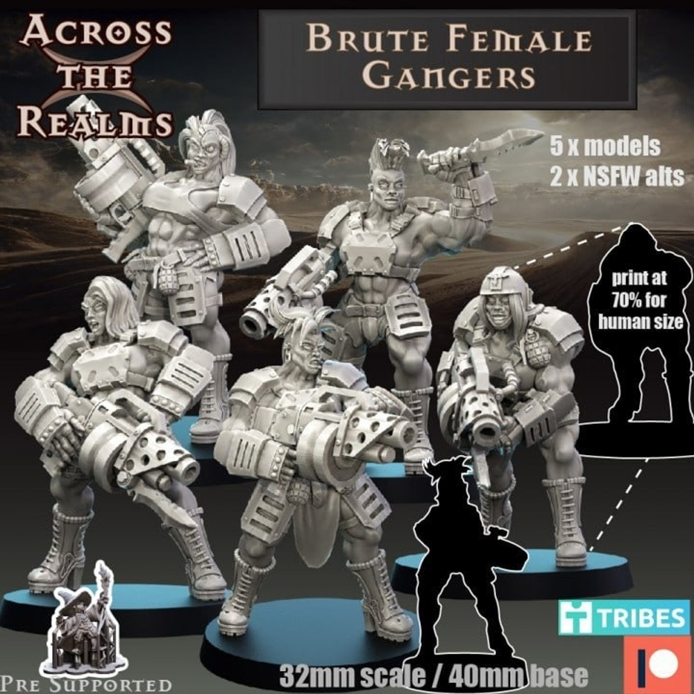 Chaos Cultis Gang Woman Brutes