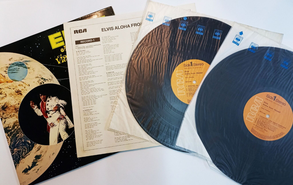 Винтажная виниловая пластинка LP Elvis Presley Aloha From Hawaii Via Satellite 2LP (Japan 1973)