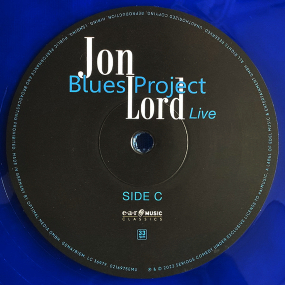 Jon Lord Blues Project / Live (Coloured Vinyl)(2LP)