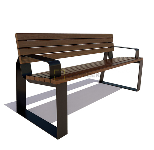 Скамейка уличная «Подольск» (термоясень 2,0 м)