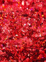Хлопья - слюда 88810 Красный голографик - для литья изделий и творчества
