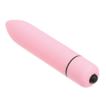 Розовая гладкая вибропуля «Оки-Чпоки» - 9 см. (Цвет: розовый)