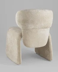 Кресло Nazare, бежевый велюр