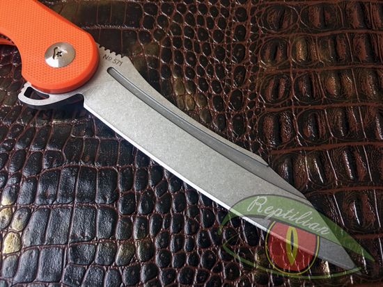 Складной нож Reptilian Скальд02 c клинком из стали 9Cr18MoV, рукоять G10