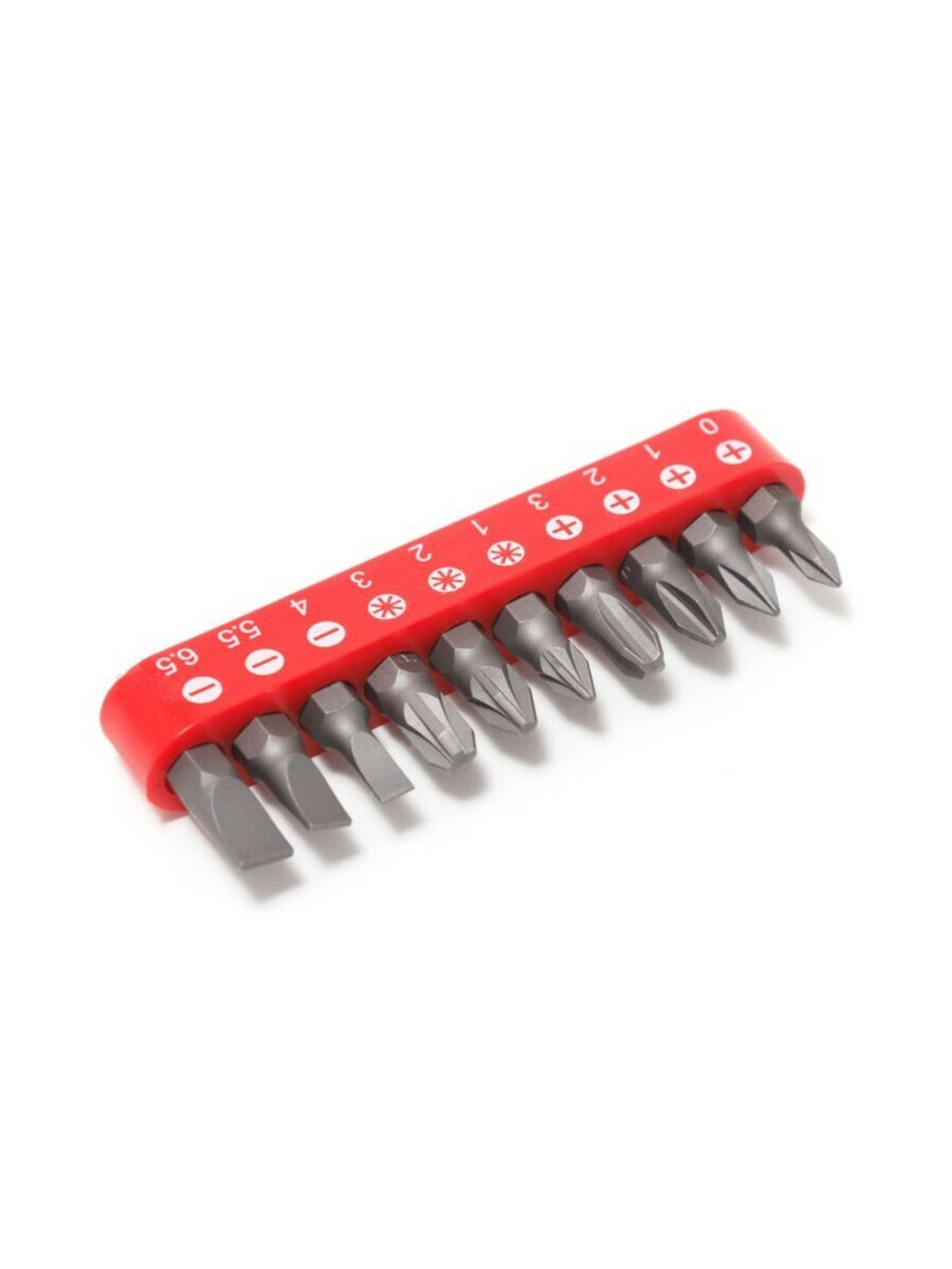 Набор бит 10пр. 1/4''(PH.0,1,2,3, PZ.1,2,3, SL 4, 5.5, 6.5мм-25мм),в блистере Forsage F-21020